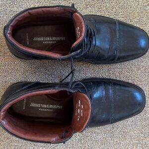 Johnston & Murphy black boots